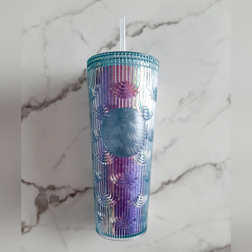 Iridescent Starbucks tumbler